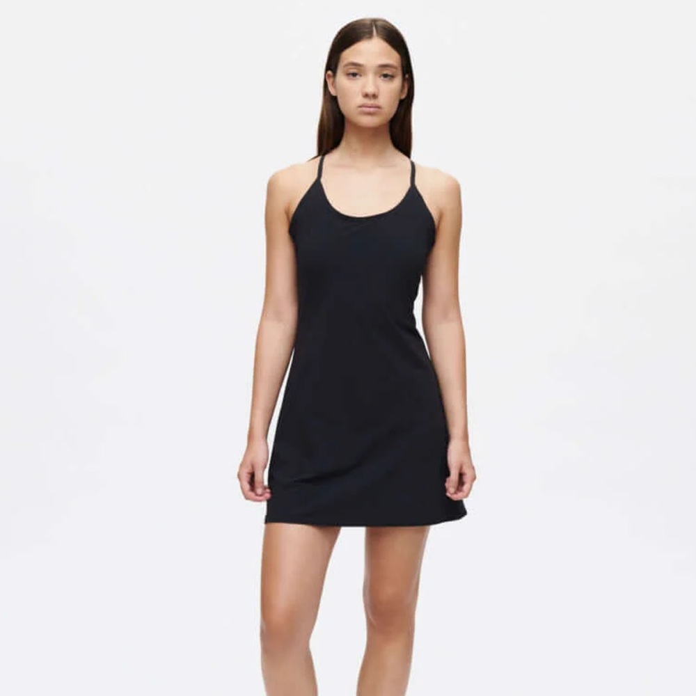 Outdoor voices the exercise dress black M
